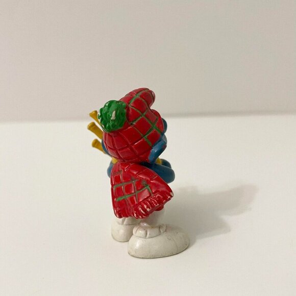 Vtg Smurf Smurfs Peyo Germany Bully Scottish Bagpipe Toy Figure - Picture 4 of 14
